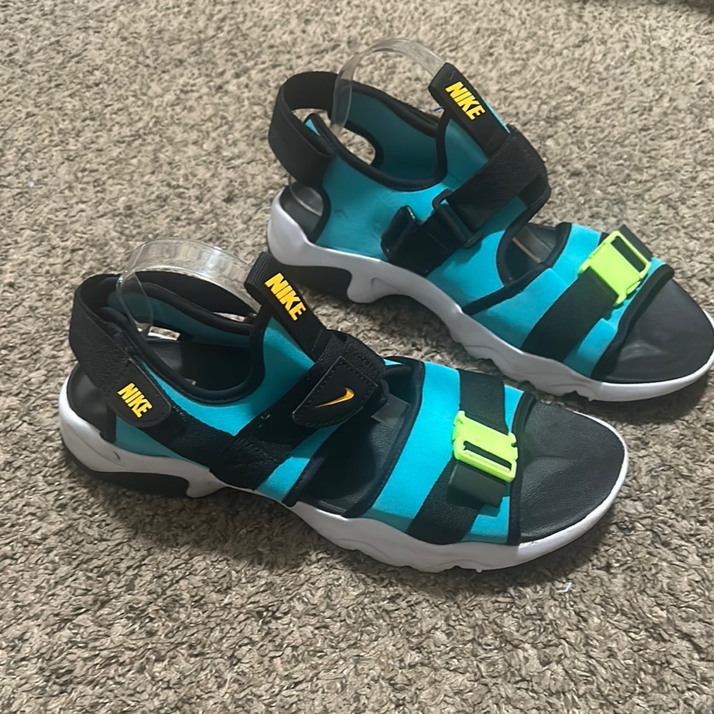 Nike Kids Sandals - Blue and Black - Picture 6 of 10